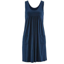 Load image into Gallery viewer, Fashion striped dress large size summer dress  loose simple sleeveless dress women&#39;s clothing