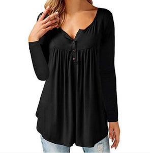 new women's clothing knitted shirts women's blouses long sleeve european shirts o-neck loose casual shirts maternity tees