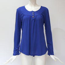 Load image into Gallery viewer, new women&#39;s clothing knitted shirts women&#39;s blouses long sleeve european shirts o-neck loose casual shirts maternity tees
