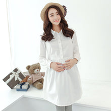 Load image into Gallery viewer, Oklady Women Shirt Dresses Maternity Nursing Shirt Dress for Pregnant Women Pregnancy Women&#39;s dress Clothing Mother Home Clothes