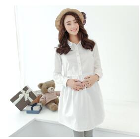 Oklady Women Shirt Dresses Maternity Nursing Shirt Dress for Pregnant Women Pregnancy Women's dress Clothing Mother Home Clothes