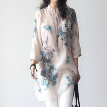 Load image into Gallery viewer, new summer women&#39;s blouses maternity shirts pregnancy blouses maternity clothing summer clothing print shirts 16475