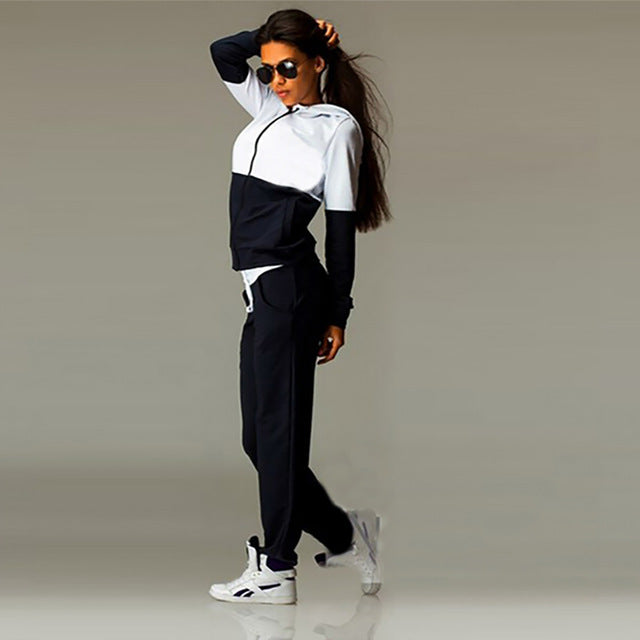 2019 Women's Sports Suit Outdoor Tracksuit 2 Piece Female Sportswear Jogging Track Climbing Camping Trekking Hiking Two Pcs Sets