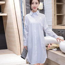 Load image into Gallery viewer, New spring/autumn women&#39;s  shirts plus size long sleeve shirts maternity shirts women&#39;s clothing blouse 818