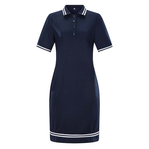 Summer Women Polo Dress L-6XL Fashion Short Sleeve Stripe Bodycon Mini Pencil Dresses Female Elegant Casual Dress Vestidos