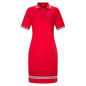 Summer Women Polo Dress L-6XL Fashion Short Sleeve Stripe Bodycon Mini Pencil Dresses Female Elegant Casual Dress Vestidos