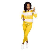 Load image into Gallery viewer, WinterThick and fluffy  Women&#39;s set Tracksuit Full Sleeve Hoodied Sweatshirt Pockets Pants Suit Two Piece Set Outfits sweatsuit