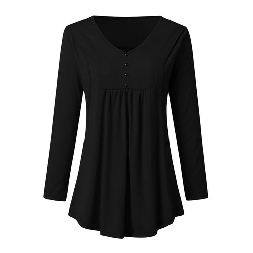 Pregnant Women's Clothing V-Neck Solid Color Fashion Casual Long-Sleeved Ruffle Breastfeeding Clothes Для Кормящих Мам Одежда