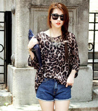Load image into Gallery viewer, Women&#39;s Chiffon Tops 2018 New Fashion Summer Shirt Boho Style Batwing Casual Blouses Blusas 4XL 5XL 6XL Plus Size Women Clothing