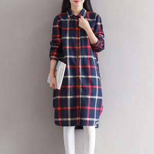 2017 New spring/autumn women's shirts cotton long shirts maternity shirts pregnant overshirts loose dress spring/autumn clothing
