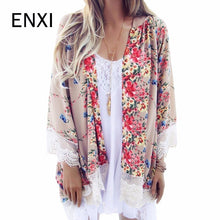 Load image into Gallery viewer, ENXI Female Blouse Plus Size Women&#39;s Cardigan Clothes For Pregnant Women Floral Shirts Tops For Maternity Femininas Clothing