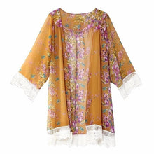 Load image into Gallery viewer, Female Blouse Plus Size Women&#39;s Cardigan Clothes For Pregnant Women Floral Shirts Tops For Maternity Femininas Clothing