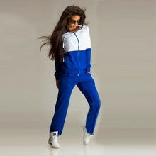 Load image into Gallery viewer, 2018 Women&#39;s Sports Suits Fall Winter Tracksuit Sexy 2 Piece Set Hoodie and Pants Clothing Sets For Women