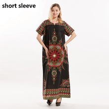 Load image into Gallery viewer, Dashikiage New Arrival Women&#39;s 100% Cotton African Print Dashiki Stunning elegant African Ladies Dress