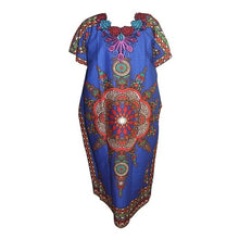 Load image into Gallery viewer, Dashikiage New Arrival Women&#39;s 100% Cotton African Print Dashiki Stunning elegant African Ladies Dress